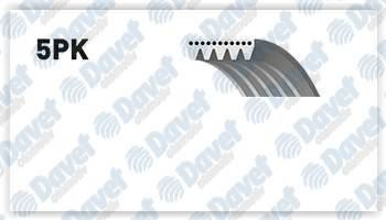 GATES 5PK1215 Kanalli Kayis Alfa Giulietta 1.4 11-17